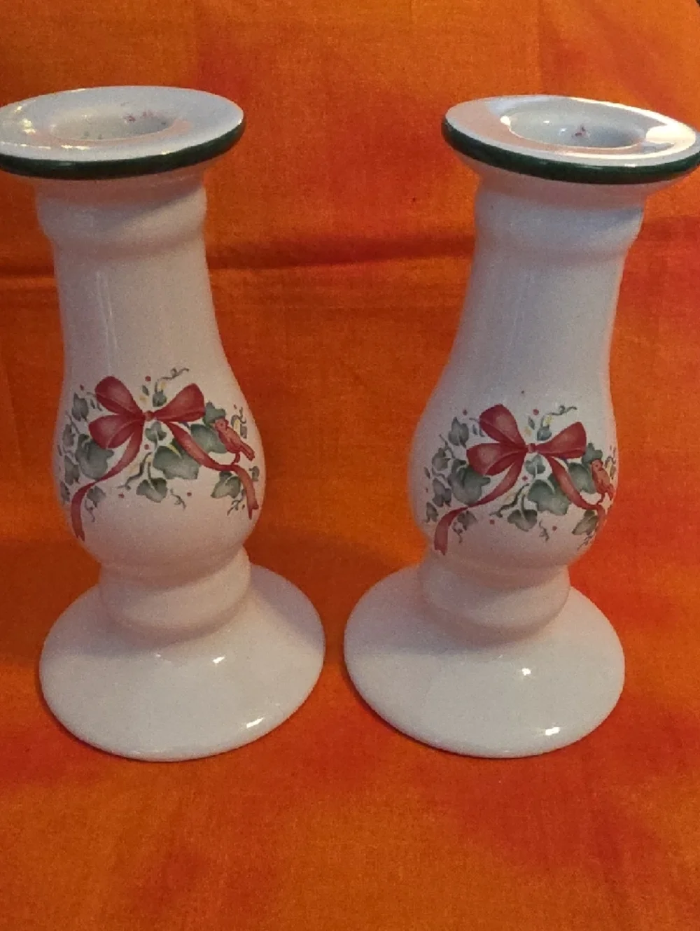 Corelle Coordinates Callaway Holiday Candle Holders - Set of 2